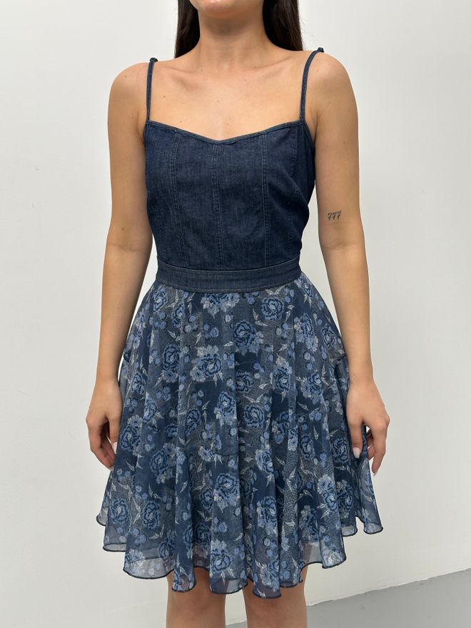 STEPS Vestido Vaquero Con Tirantes Ropa al por mayor Casual