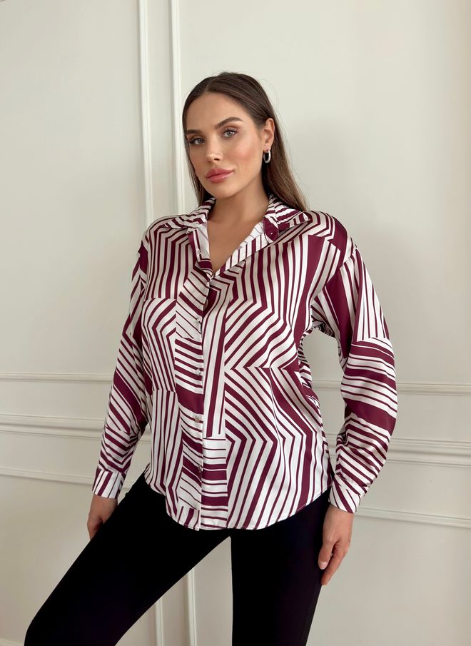 STEPS Camisa Satinada Ropa al por mayor Formal