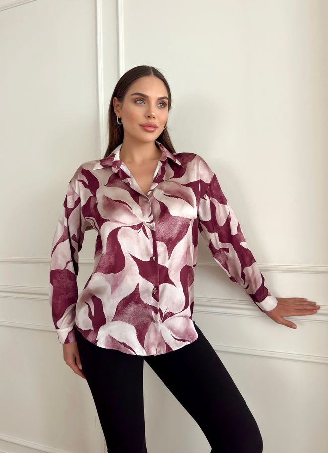 STEPS Camisa Satinada Ropa al por mayor Formal