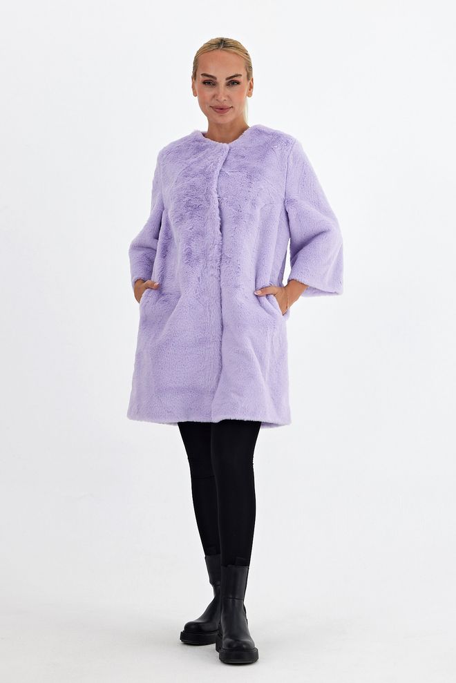 See More Chanel Fur Coat Purple Wholesale Clothing No Fabric