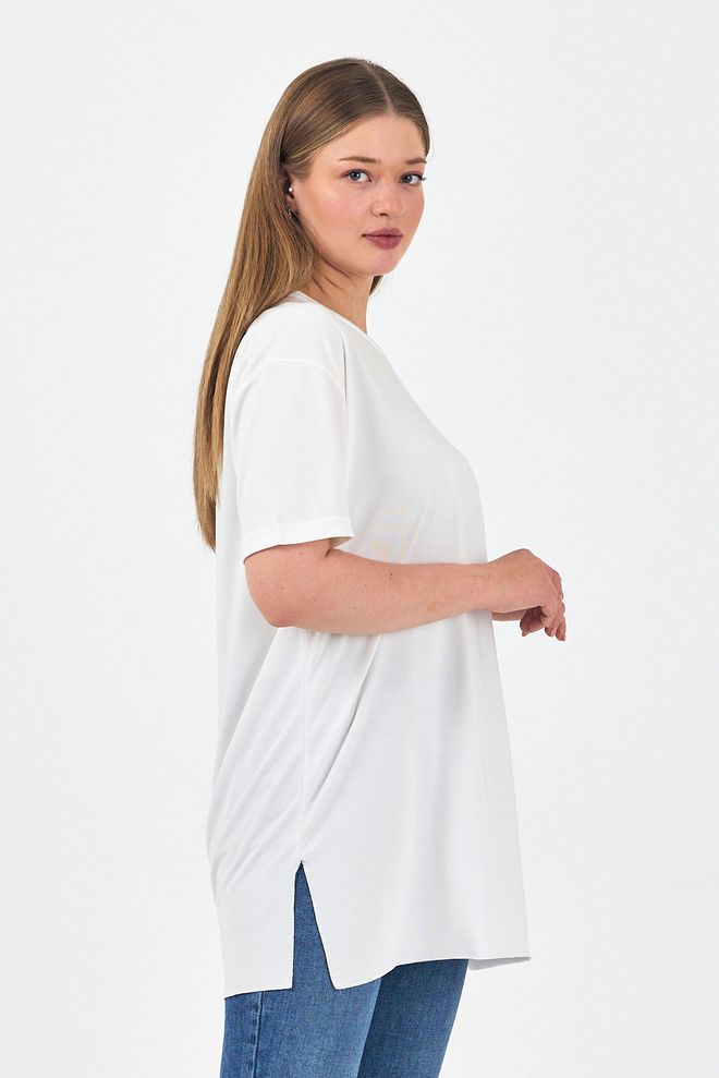 See More White Casual Oversized Fit Tshirt Wholesale Clothing Lounge
