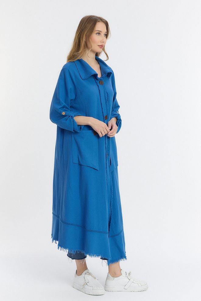 See More Robe Boutonnée En Bois Vêtements en gros Polyester