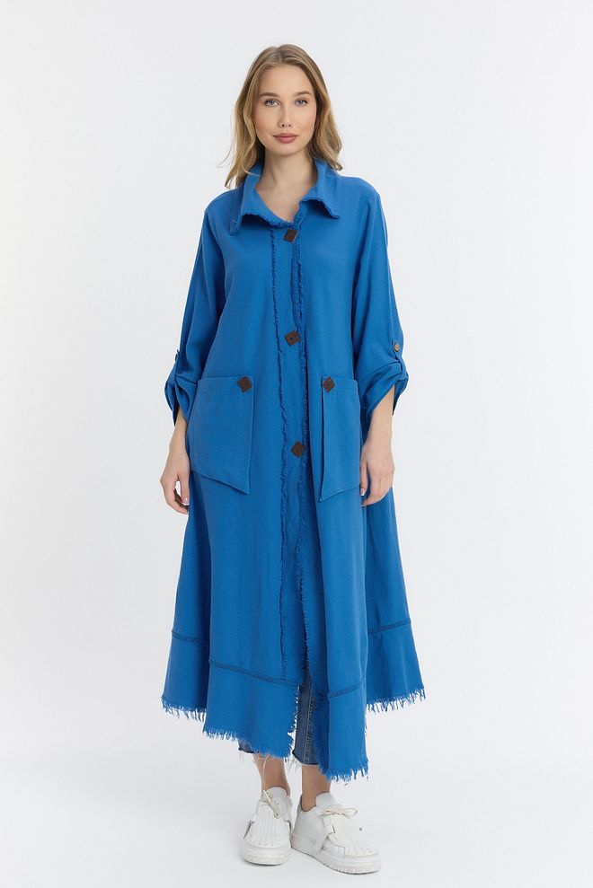 See More Jurk Met Houten Knopen Groothandel Kleding Casual