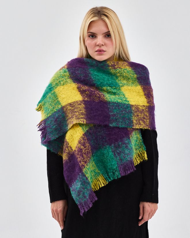 See More Κίτρινο Καρό Σάλι Για Κομψότητα Φθινοπώρου Και Χειμώνα Χονδρικό εμπόριο ενδυμάτων Σαλόνι