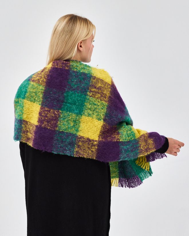 See More Κίτρινο Καρό Σάλι Για Κομψότητα Φθινοπώρου Και Χειμώνα Χονδρικό εμπόριο ενδυμάτων Boho