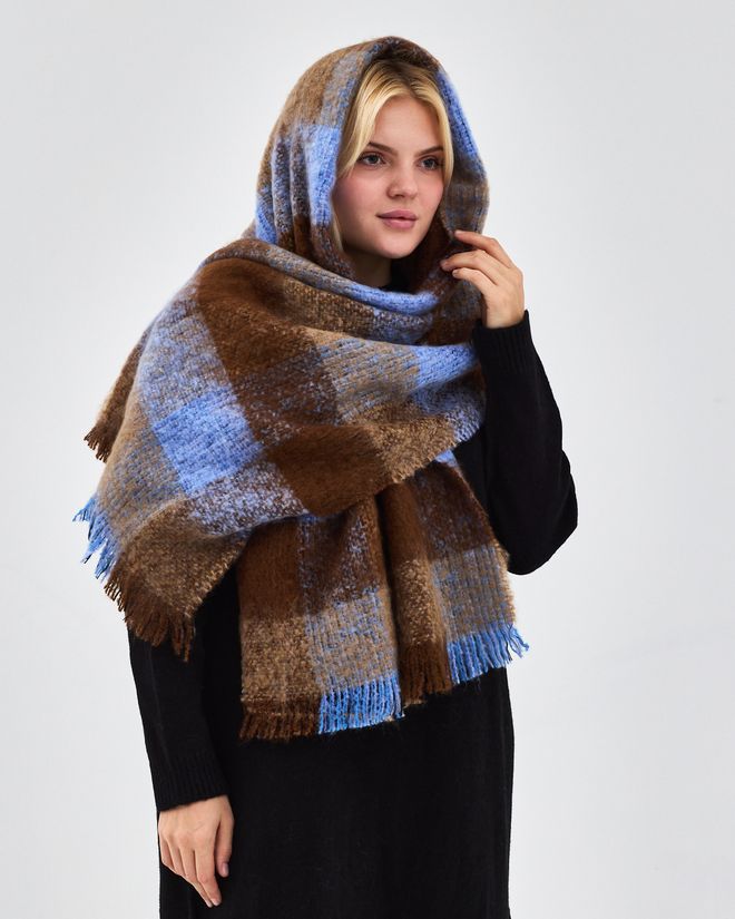 See More Καφέ Καρό Σάλι Για Το Φθινόπωρο Και Χειμώνα Χονδρικό εμπόριο ενδυμάτων Boho