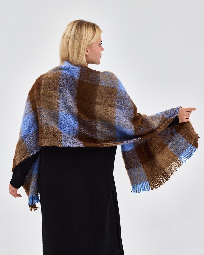 See More Καφέ Καρό Σάλι Για Το Φθινόπωρο Και Χειμώνα Χονδρικό εμπόριο ενδυμάτων 5