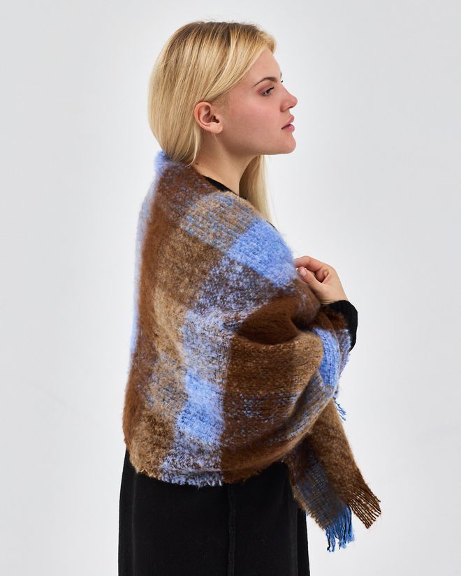 See More Καφέ Καρό Σάλι Για Το Φθινόπωρο Και Χειμώνα Χονδρικό εμπόριο ενδυμάτων Σαλόνι