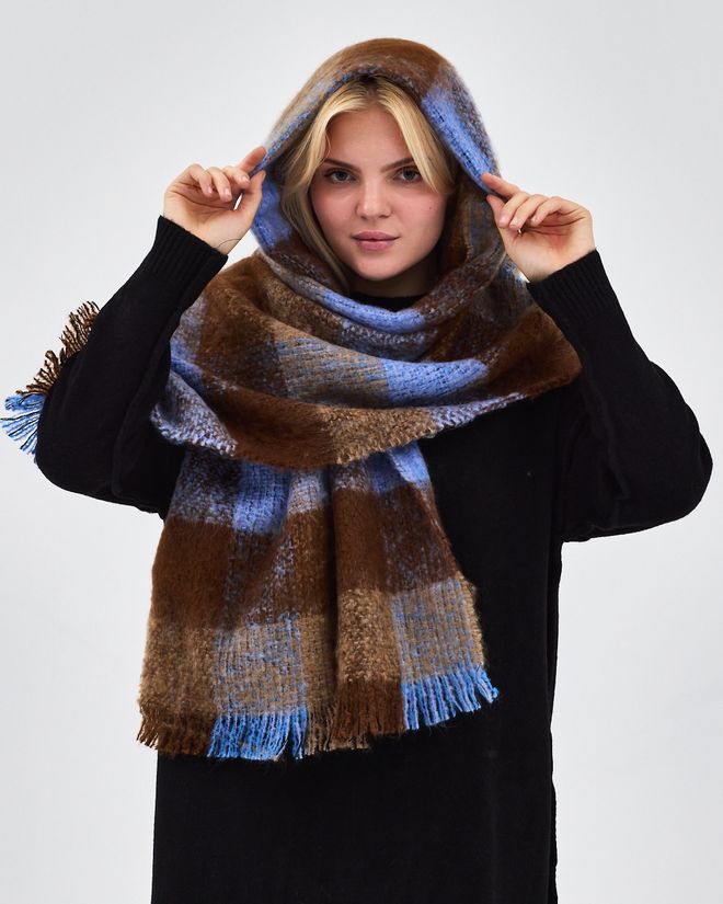 See More Καφέ Καρό Σάλι Για Το Φθινόπωρο Και Χειμώνα Χονδρικό εμπόριο ενδυμάτων Χειμώνας