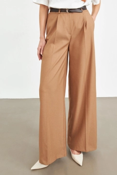 Un model de îmbrăcăminte angro poartă str11365-trousers-beige, turcesc angro Pantaloni de Setre