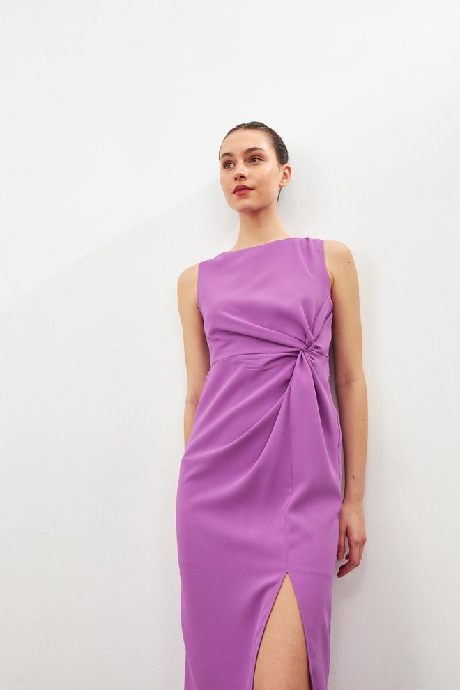 Setre Suknelė Tamsiai Alyvinė Didmeninė prekyba drabužiais Aptempta ir platėjanti