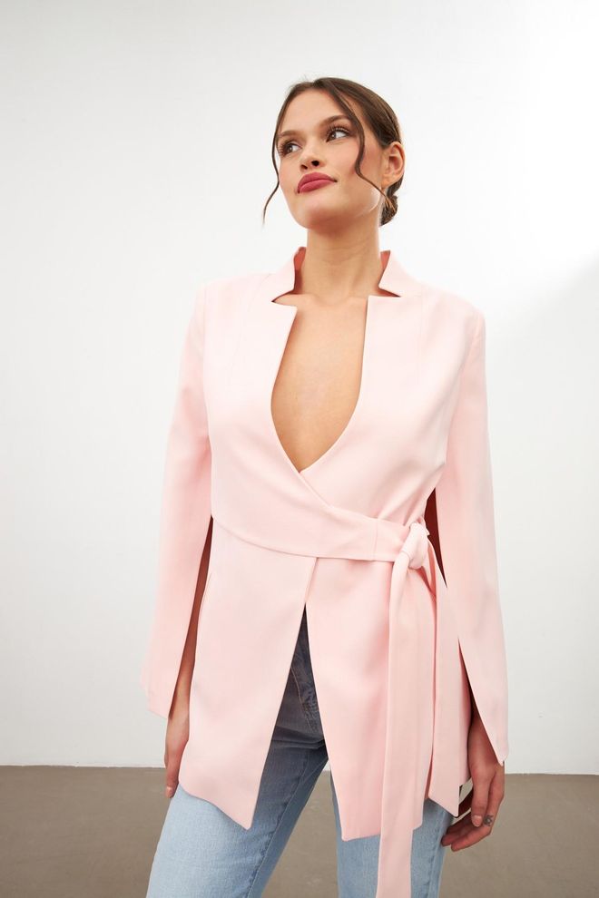 Setre Chaqueta Rosa Polvo Ropa al por mayor Formal