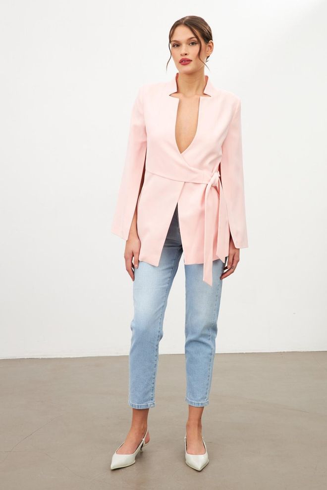 Setre Jacket Powder Pink Wholesale Clothing Polyester