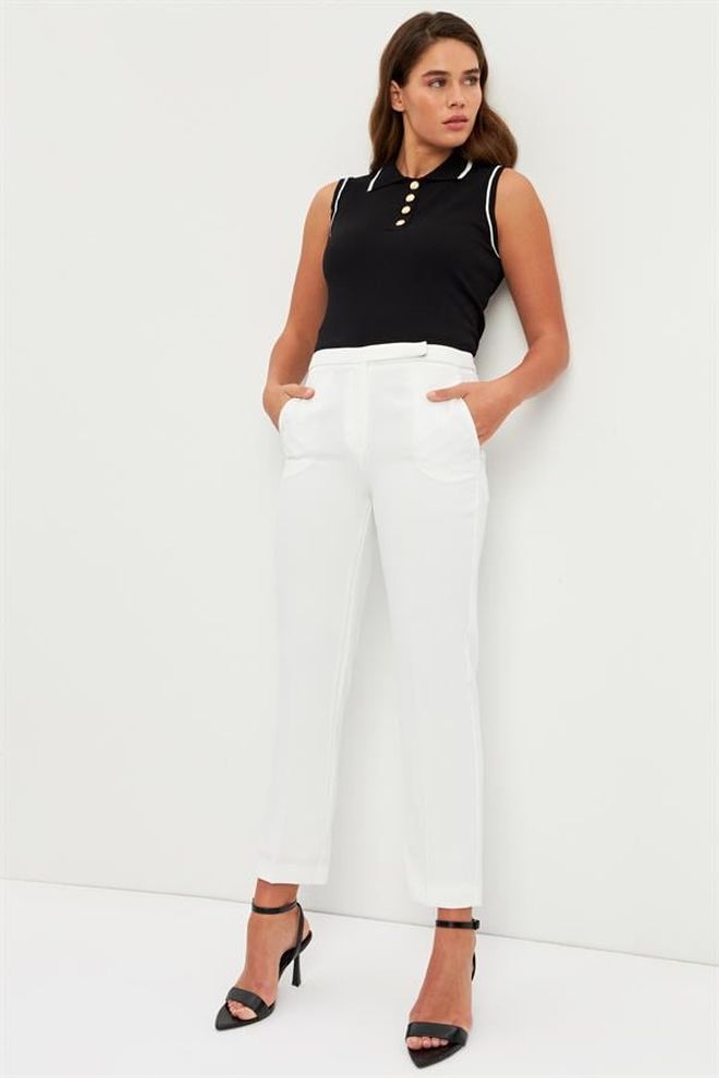 Setre Pantaloni Ecru Îmbrăcăminte cu ridicata Casual