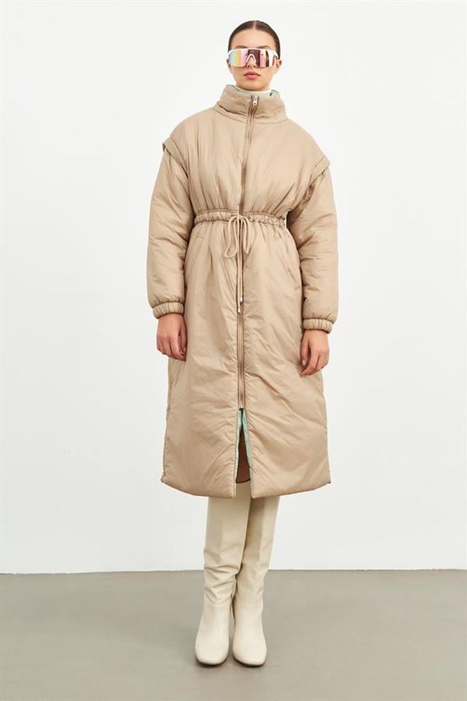Setre Пальто Бежевый Оптовая продажа одежды Скромный