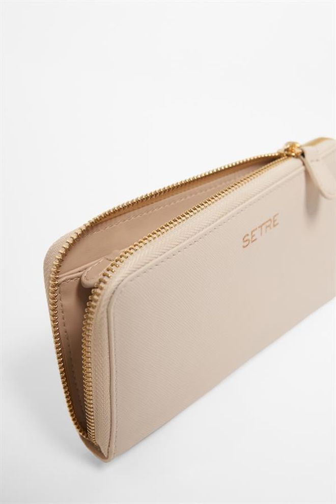 Setre Pochette Con Cerniera Fantasia Beige Chiaro Abbigliamento all'ingrosso 1