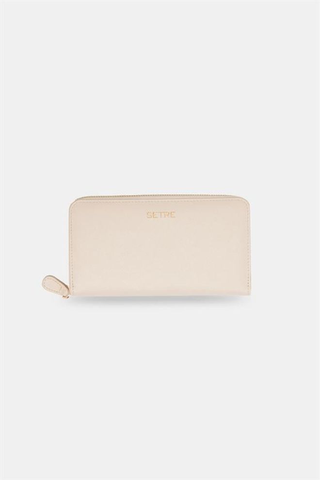 Setre Pochette Con Cerniera Fantasia Beige Chiaro Abbigliamento all'ingrosso 0