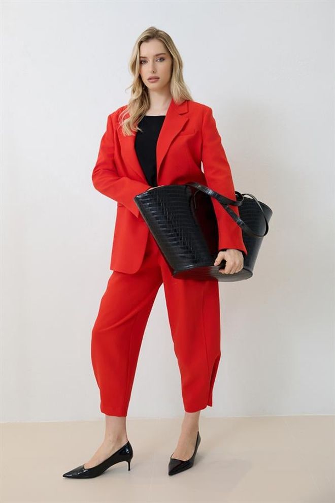 Setre Bolsa De Ombro Detalhada Em Couro Sintético Preta Roupas por atacado 2