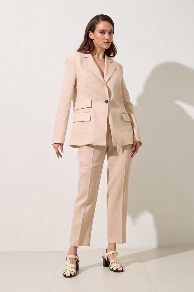 Setre Beige Formal Elegant Jacket Wholesale Clothing Work