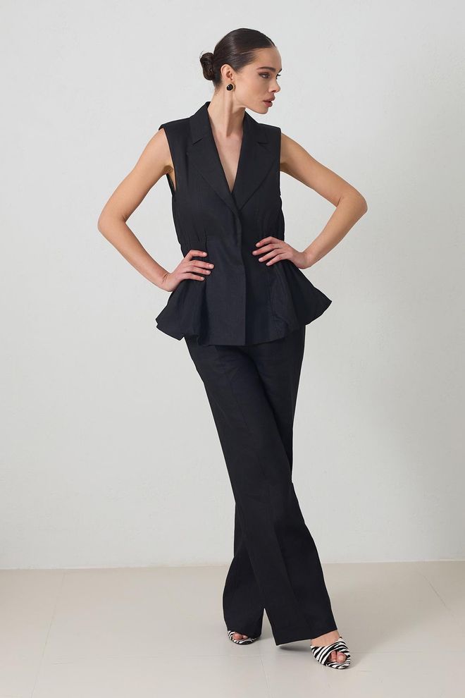 Setre Zwart Elegant Formeel Pak Groothandel Kleding Formeel