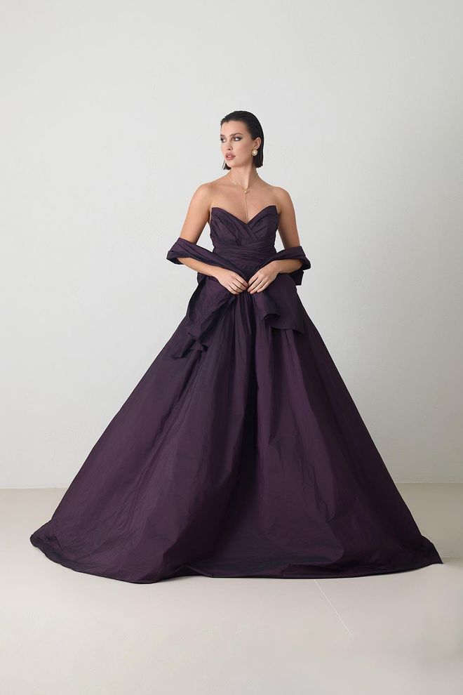 Setre Elegante Vestito Viola Fit And Flare Abbigliamento all'ingrosso Formale