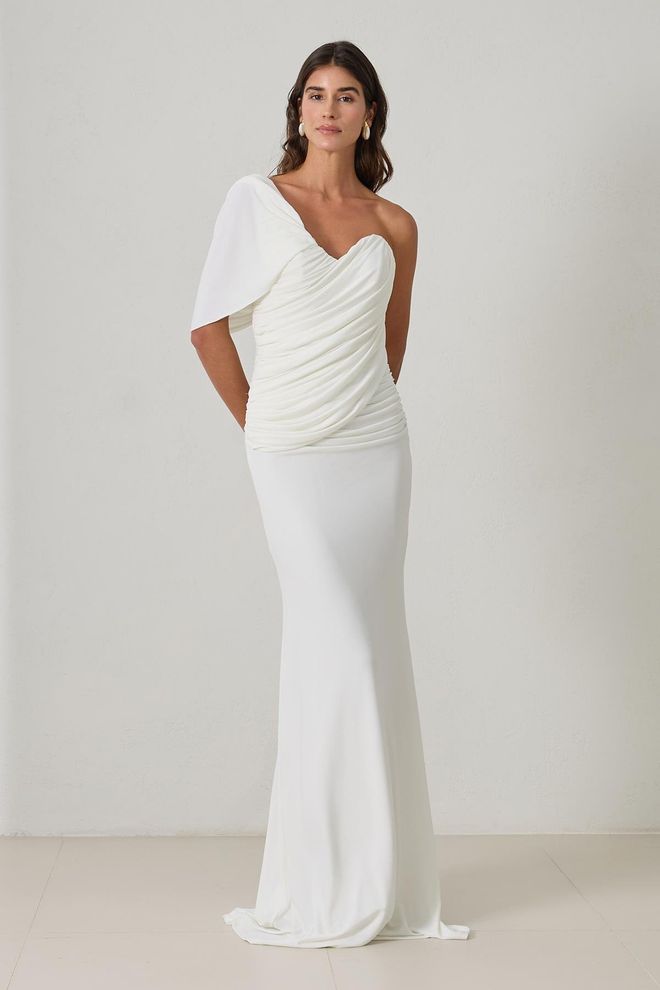 Setre White Elegant Sheath Dress With Sweetheart Neck Wholesale Clothing Formal