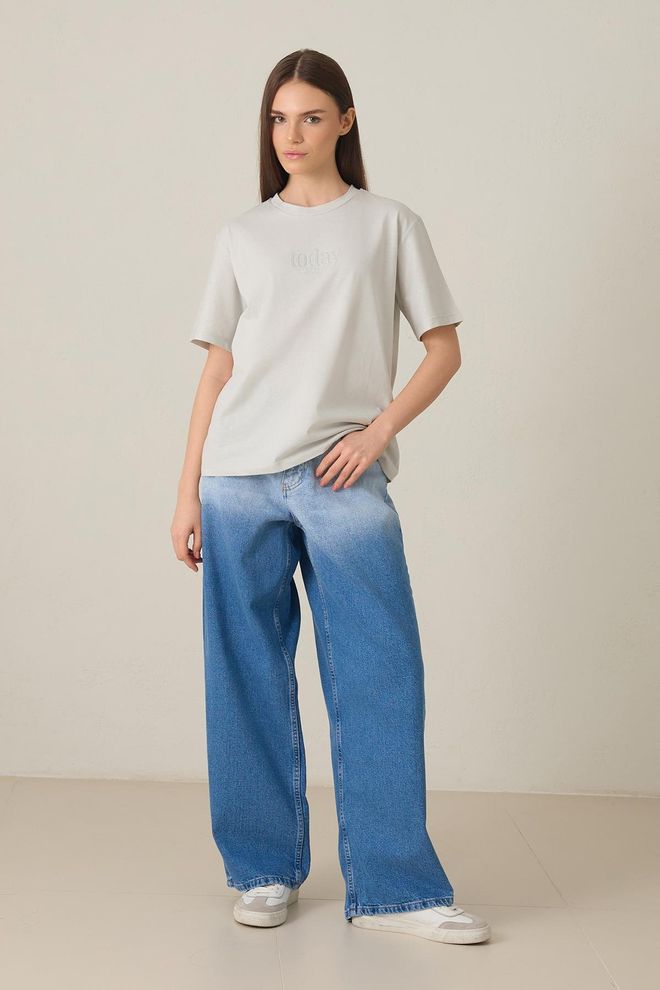 Setre Ecru Casual Streetwear T Shirt Groothandel Kleding Casual