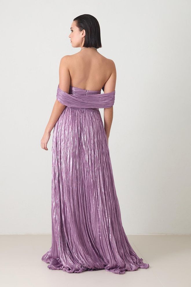 Setre Elegant Purple Fit And Flare Dress Wholesale Clothing Sexy