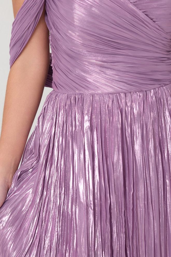 Setre Elegant Purple Fit And Flare Dress Wholesale Clothing Summer