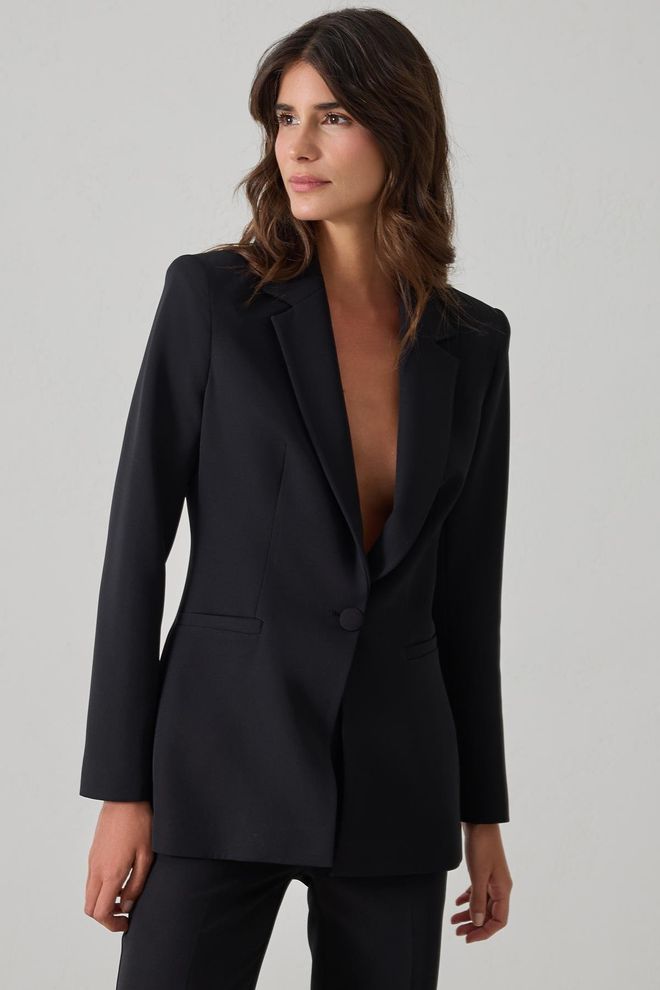 Setre Elegant Black Slim Fit Suit Wholesale Clothing Work