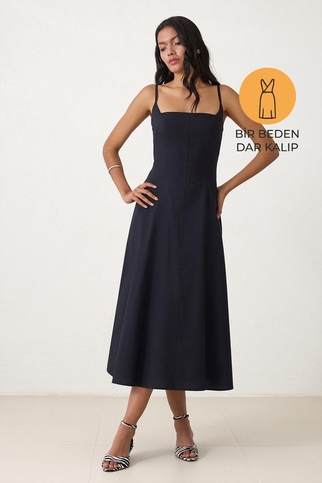 Setre فستان أسود مناسب ومضيء أنيق ملابس بالجملة غير رسمي