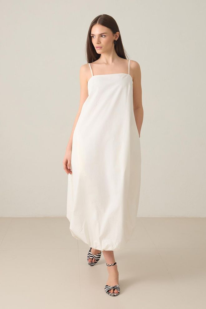 Setre Alb Elegant Casual Formal Rochie Saten Îmbrăcăminte cu ridicata Casual