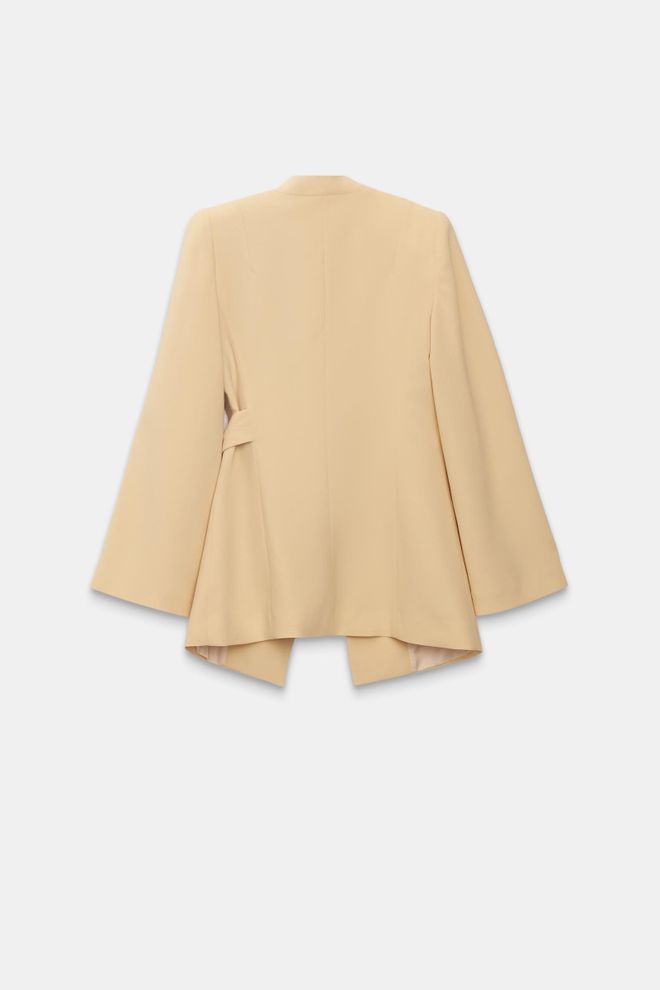 Setre Beige Elegant Single Breasted Blazer Jacket Wholesale Clothing Birthday