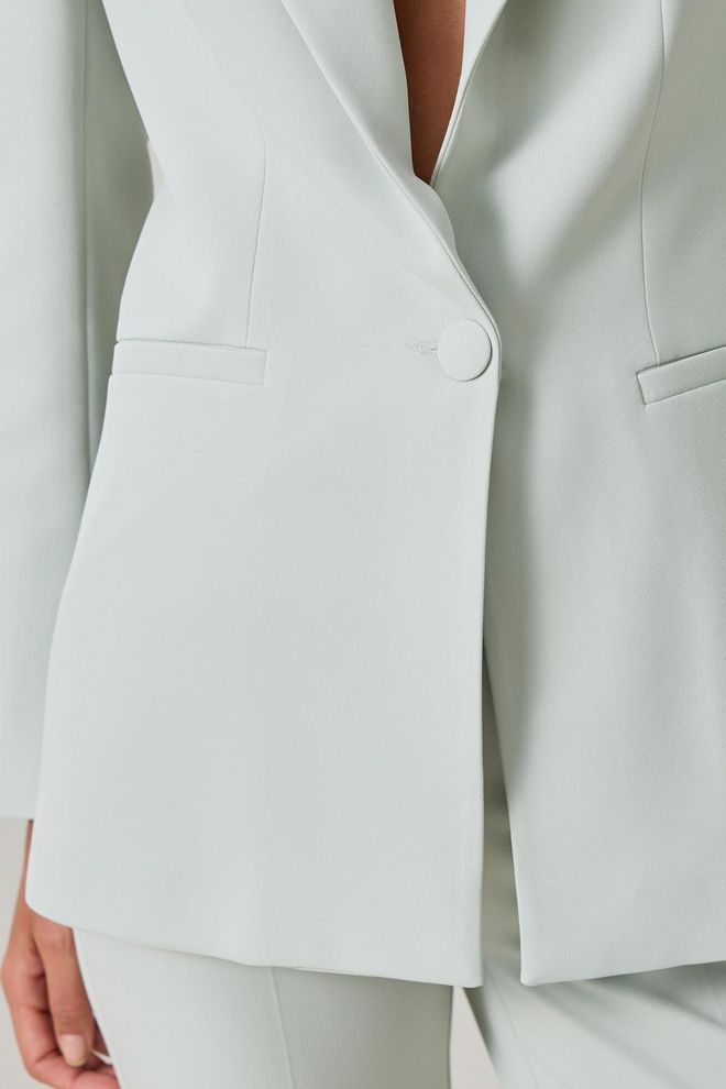 Setre Grey Formal Slim Fit Suit With Notched Neck Wholesale Clothing Spring