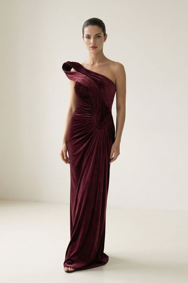 Setre Claret Red Elegant Bodycon Dress Wholesale Clothing Sexy