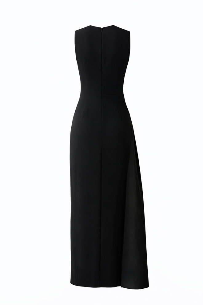 Setre Elegant Black Sheath Dress With Cap Sleeves Wholesale Clothing 5