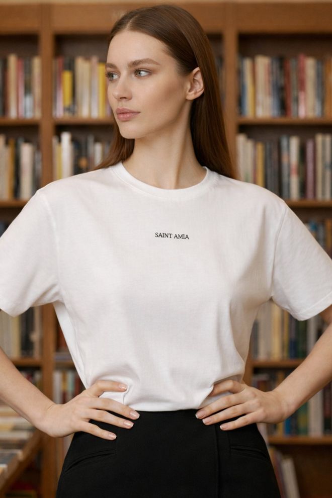 Setre White Casual Streetwear Tshirt Wholesale Clothing Spring