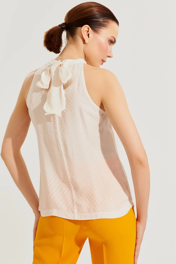 Un model de îmbrăcăminte angro poartă STR10145 - Blouse - Stone, turcesc angro Bluză de Setre
