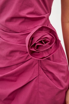 Veleprodajni model oblačil nosi str11400-dress-dusty-rose, turška veleprodaja Obleka od Setre