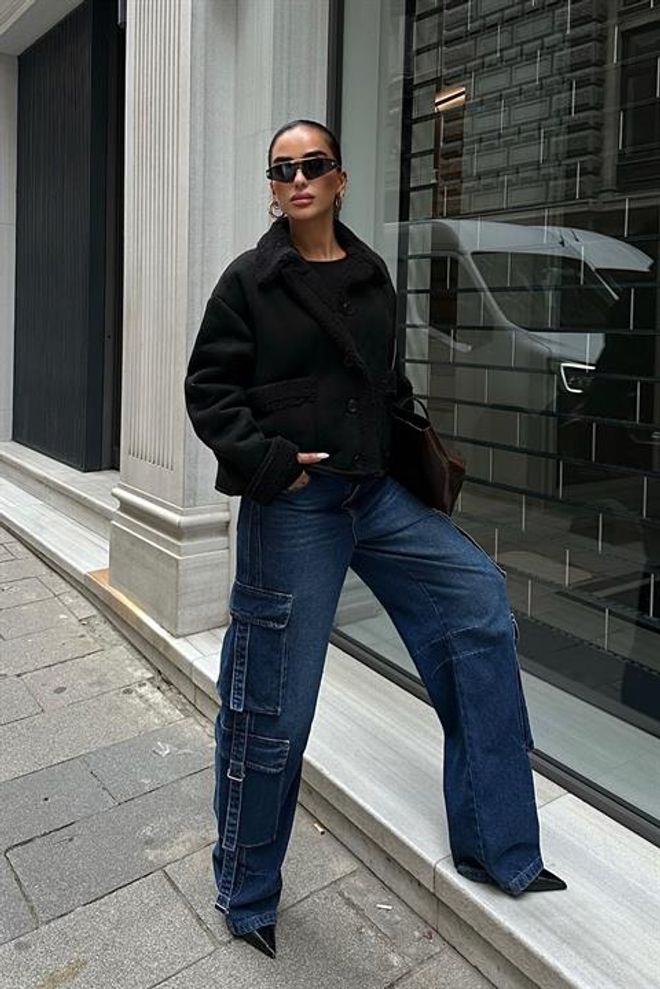 Sobe Istanbul Giacca In Pelle Scamosciata Foderata In Pelliccia Abbigliamento all'ingrosso Casuale