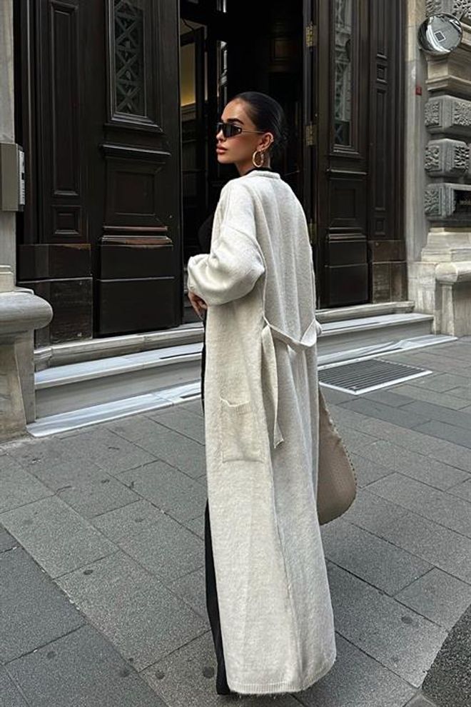 Sobe Istanbul Cardigan Lungo Pietra Abbigliamento all'ingrosso Casuale
