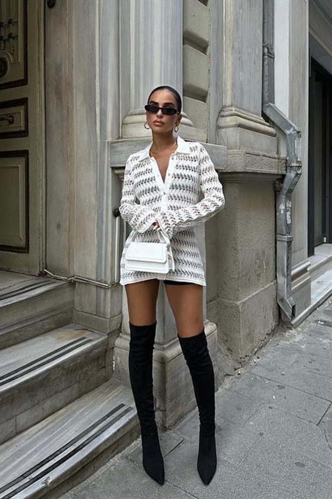 Sobe Istanbul Cardigan In Maglia Con Colletto In Tessuto Abbigliamento all'ingrosso Casuale