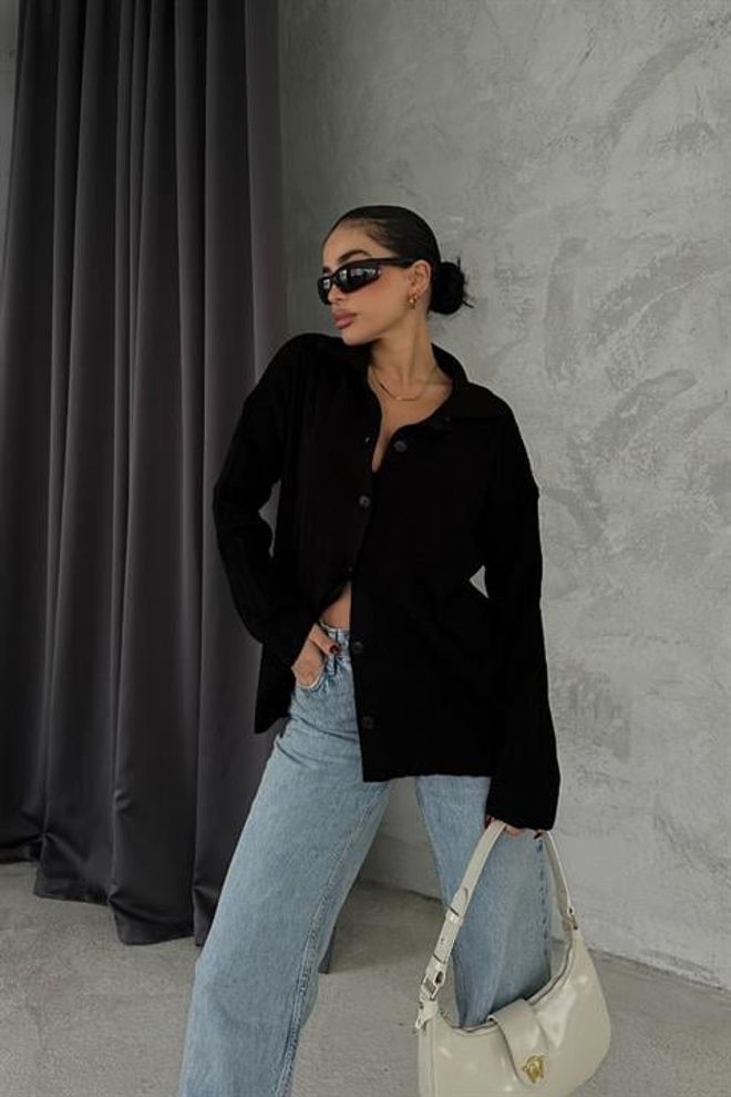 Sobe Istanbul Giacca Nera Abbigliamento all'ingrosso Casuale
