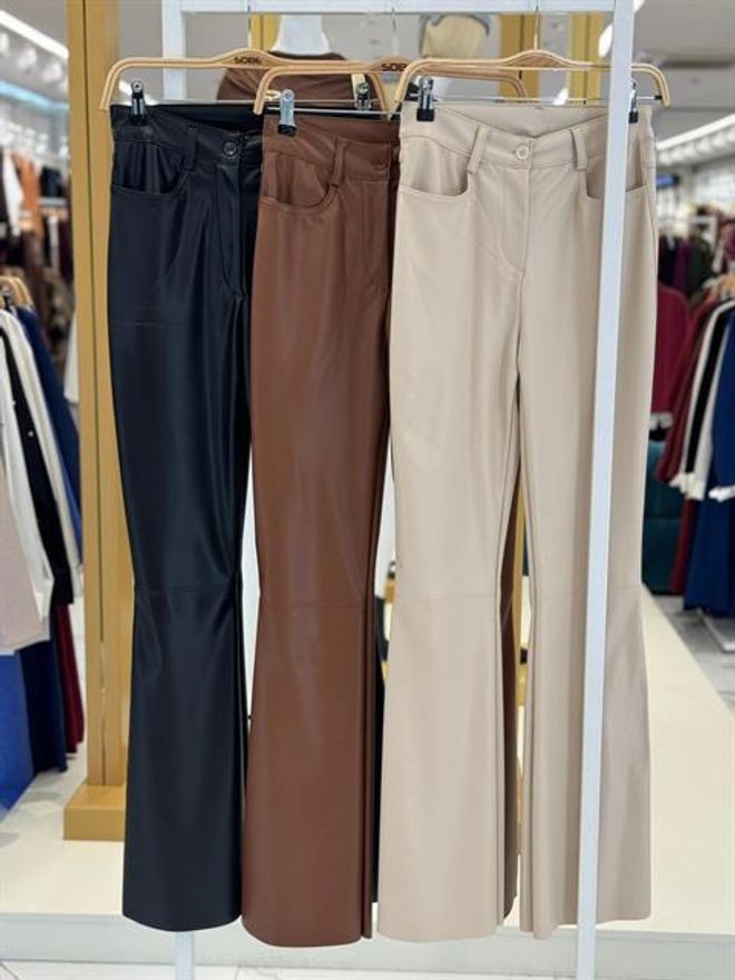 Sobe Istanbul Calças De Couro Para Pernas Espanholas Roupas por atacado 9