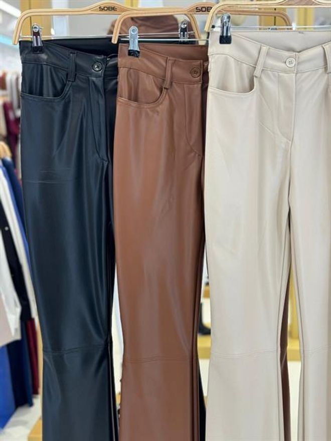 Sobe Istanbul Calças De Couro Para Pernas Espanholas Roupas por atacado 10