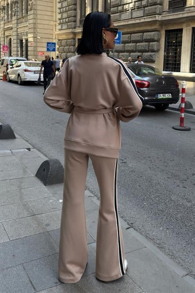 Sobe Istanbul Ensemble Beige Élégant Décontracté Sport Vêtements en gros Sport