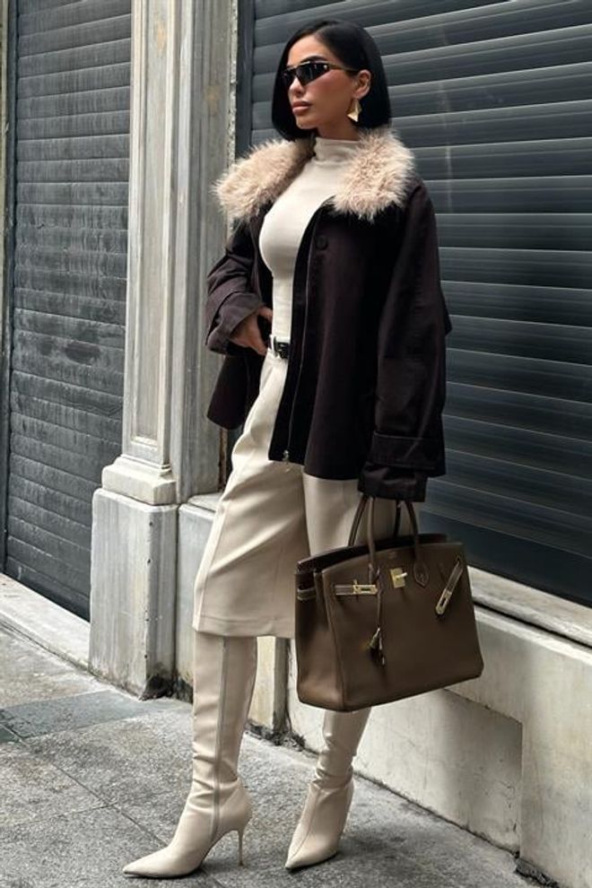 Sobe Istanbul Marrone Elegante Blazer Monopetto Giacca Abbigliamento all'ingrosso Casuale