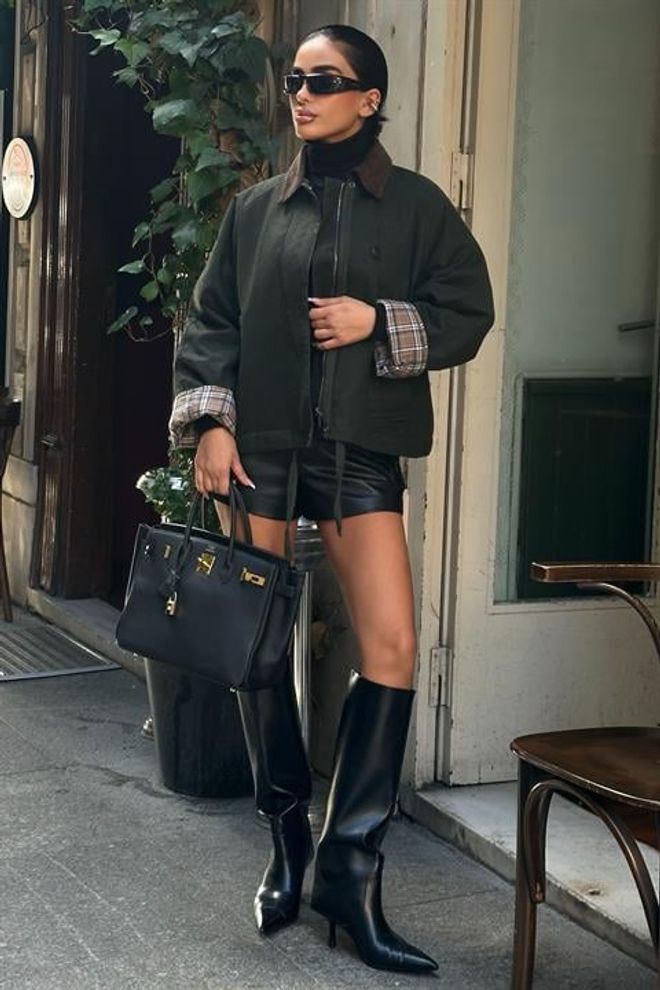 Sobe Istanbul Casaco Clássico Verde Estilo Carro Com Fecho De Correr Roupas por atacado Modesto