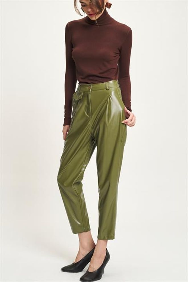 Sobe Istanbul Zelene Elegantne Casual Ulične Hlače Veleprodaja odjeće 1