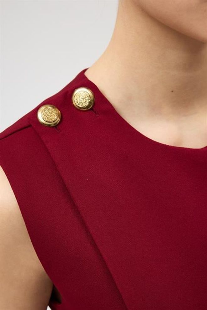 Sobe Istanbul جلس أرجواني داكن راق رسمي عتيق ملابس بالجملة كلاسيكي